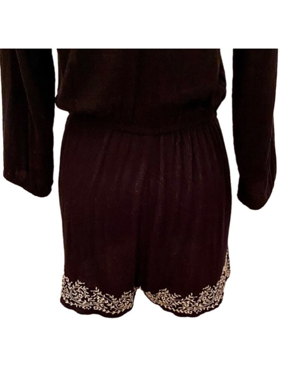 Aeropostale by Bethany Mota Black Embroidered Romper - Picture 11 of 14